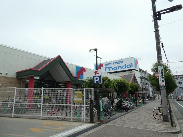 スーパー　万代巽北店（スーパー）まで727m