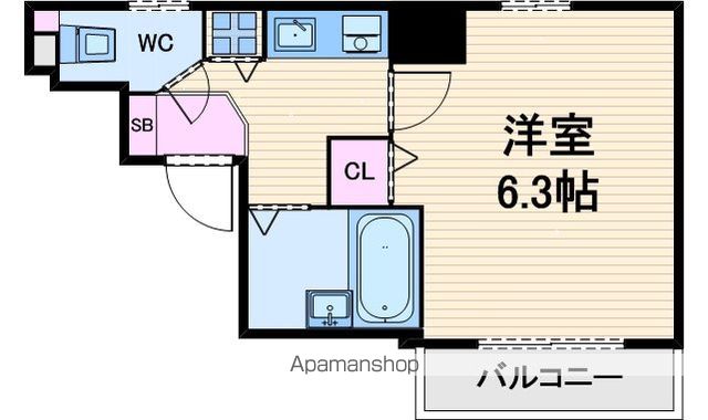 プレサンス内本町の間取り写真