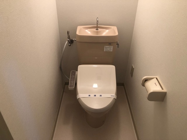 地下鉄谷町線 喜連瓜破駅 徒歩13分 6階建 築43年のトイレ写真