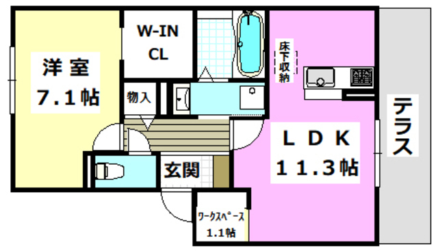 セジュール南耳原の間取り写真