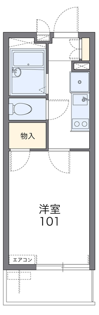 レオパレスカーツの間取り写真