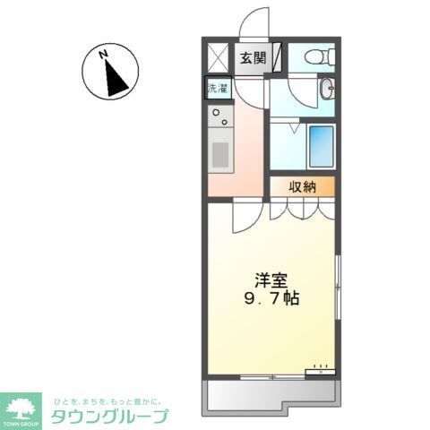 グリーンヒルズの間取り写真
