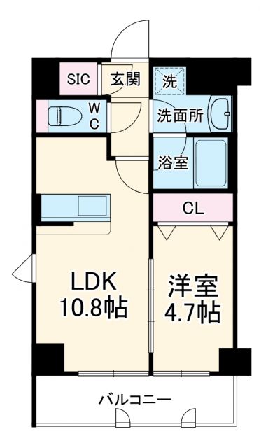 シャトー吉富の間取り写真