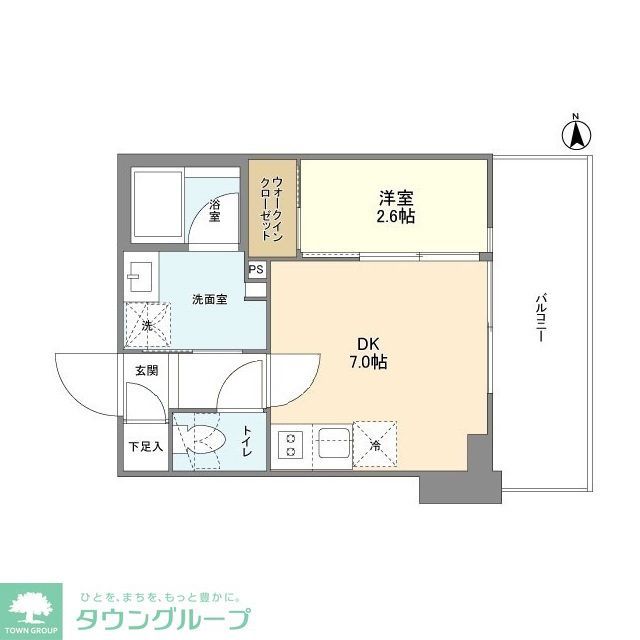 ルフォンプログレ堺筋本町タワーレジデンスの間取り写真