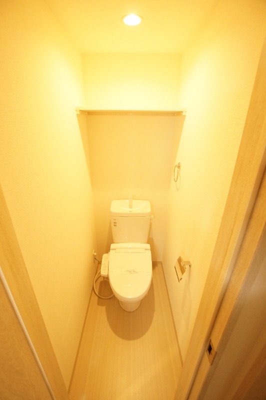 阪神本線 出屋敷駅 徒歩3分 3階建 築8年のトイレ写真