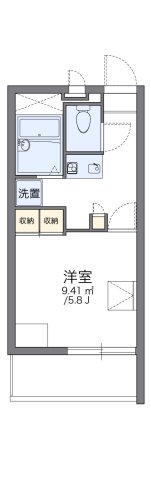 レオパレスクララ九条の間取り写真