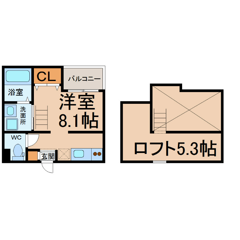 CONFORT大畑の間取り写真