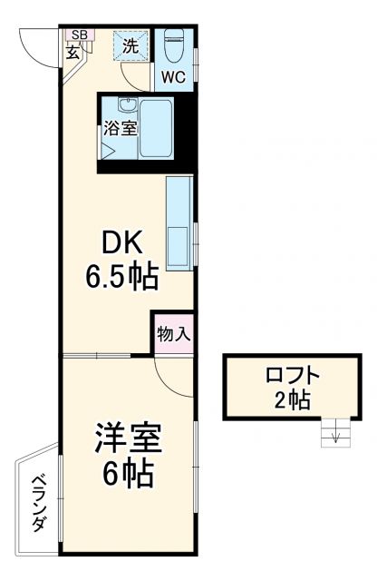 草加第28レジデンスの間取り写真