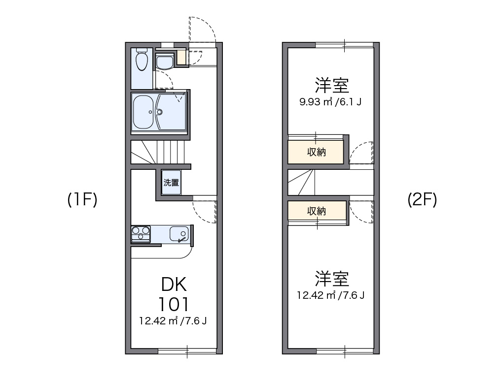 レオパレスMaison du Fleurの間取り写真