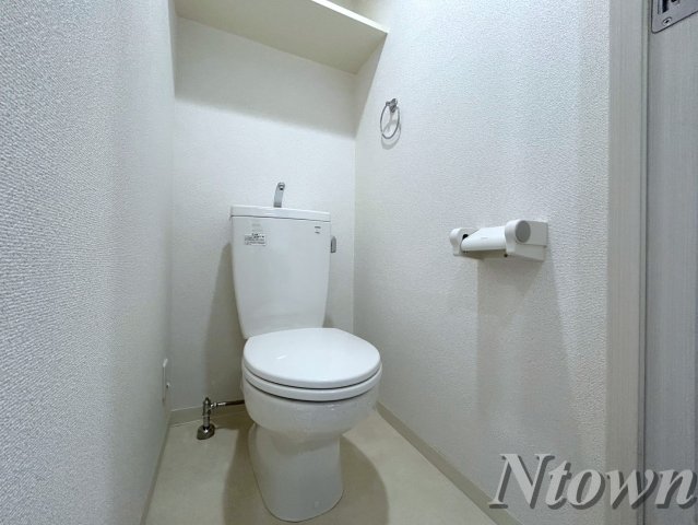 トイレ　ゆったりとした空間のトイレです