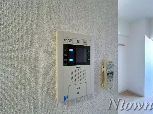 セキュリティ　モニター付きインターフォンです
