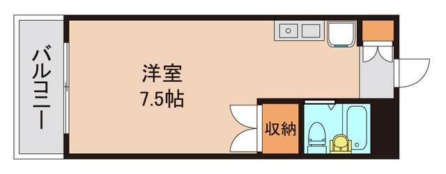 東京メトロ東西線 原木中山駅 徒歩8分 5階建 築34年の間取り写真