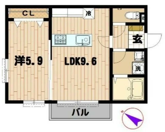 アルドゥール玉川学園の間取り写真