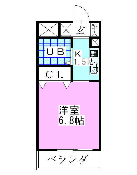 ドエル西船の間取り