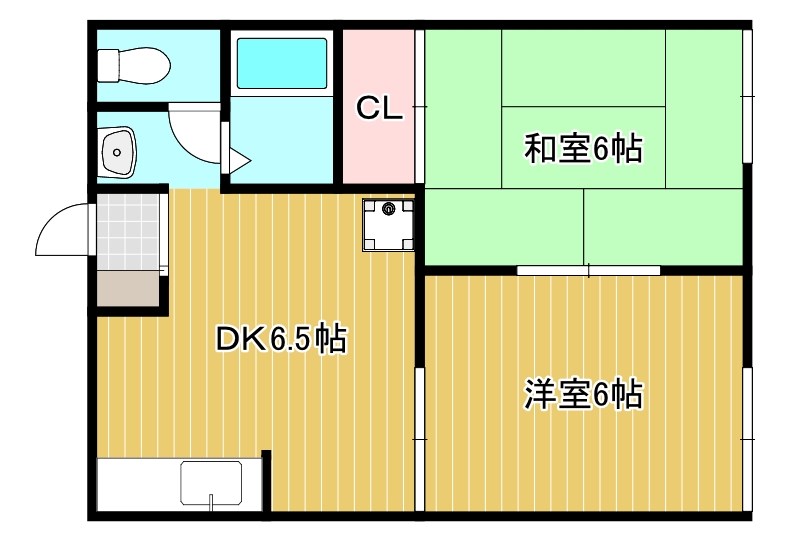 コテージ千秀ひだの間取り