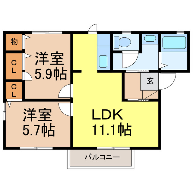 プリマベーラの間取り