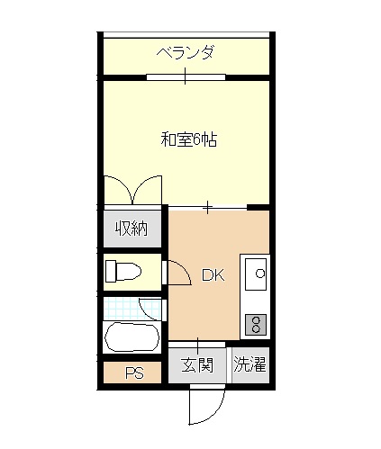 リベラルマンションの間取り