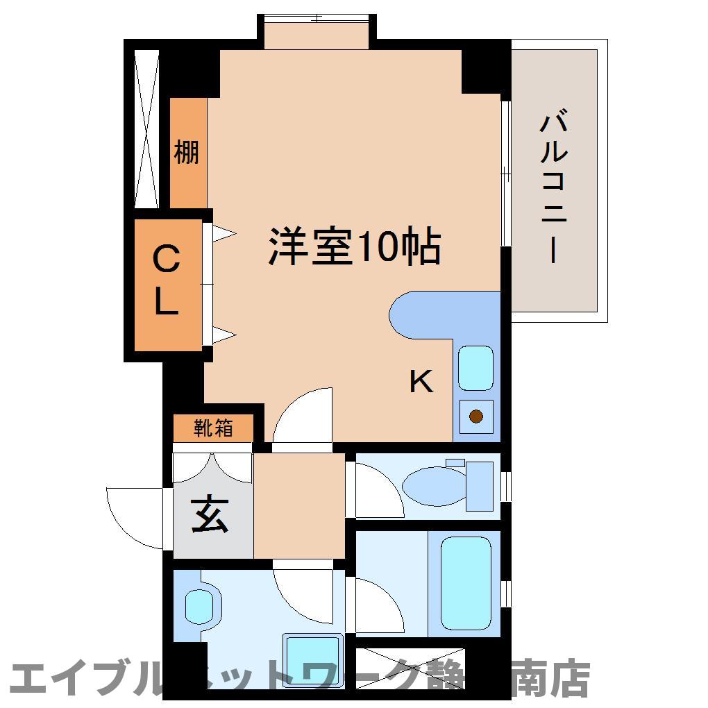 静岡市駿河区馬渕のマンションの間取り