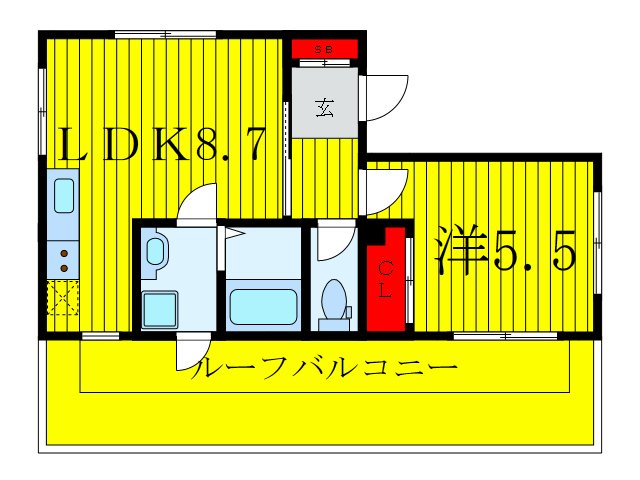 ヒルズコート南台の間取り