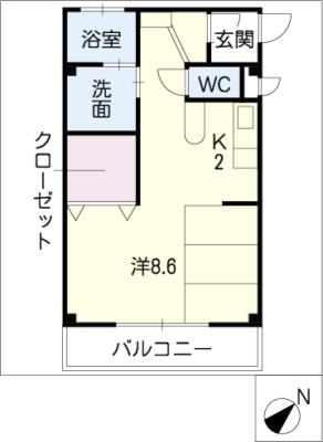 ブリッジゲート　南棟の間取り