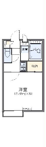 レオパレス狭山池の間取り