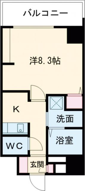 大阪府堺市堺区神明町西１（マンション）の賃貸物件の間取り