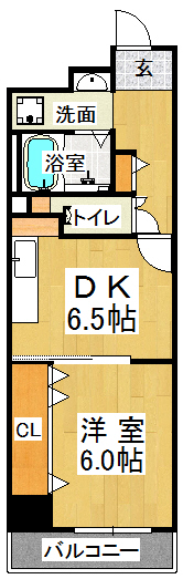 西鈴蘭台シティコートの間取り