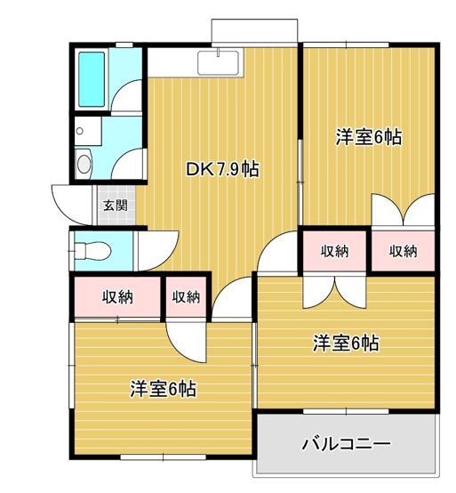 第七サンコーポの間取り