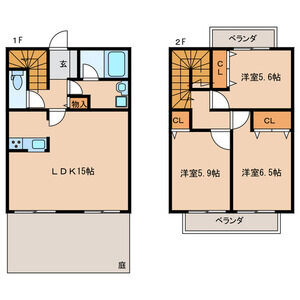 プレザントタウンの間取り