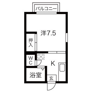 コーポ翠の間取り