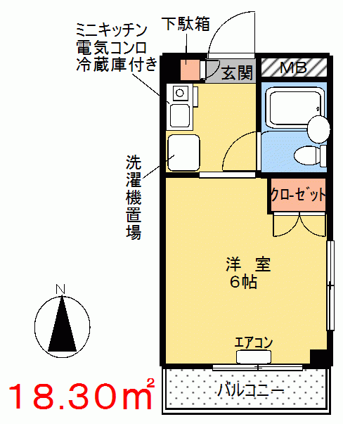 板橋区徳丸のマンションの間取り