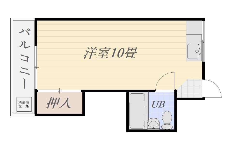 【ハマシマハイツの間取り】