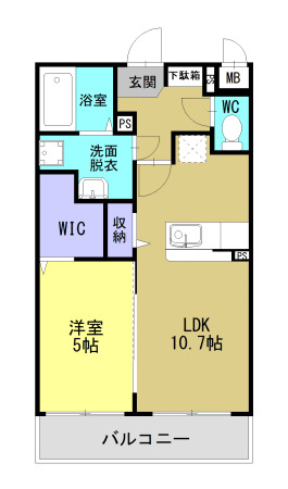 クレスト伊集院の間取り