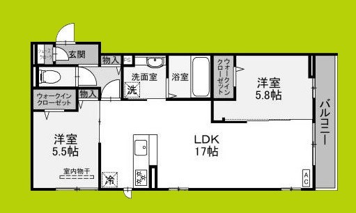 D-room北花田の間取り