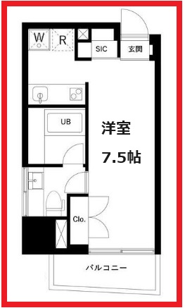 リテラス押上の間取り