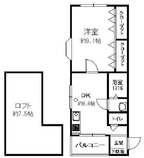 【ブラージュ六本松の間取り】