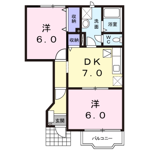 アヴニール21の間取り