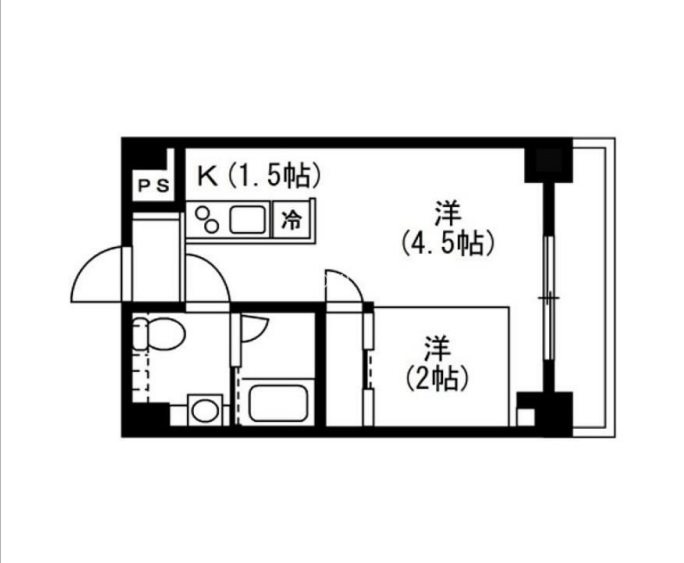 レジディア麻布十番IIの間取り