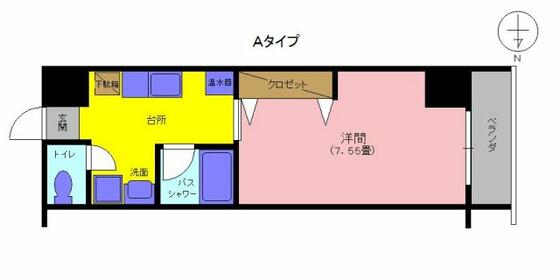 明日香大分駅南の間取り