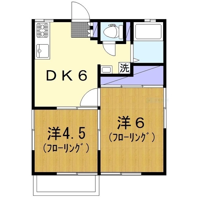 小山内ハイツの間取り