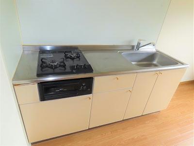 キッチン　2口ガスコンロ