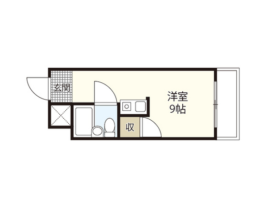 広島市西区天満町のマンションの間取り