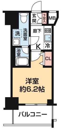 ガレリアレジデンス石川町の間取り