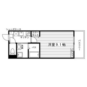 名古屋市昭和区石仏町のマンションの間取り