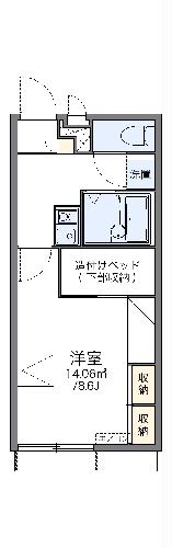 レオパレス北原の間取り