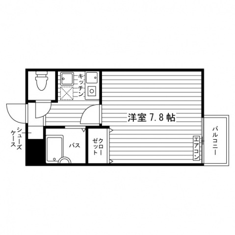 ベル新田辺の間取り