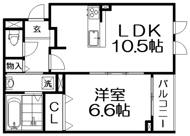 ルピナスHoshidaの間取り