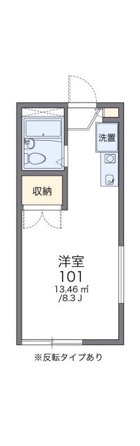 レオパレス池田下IIの間取り