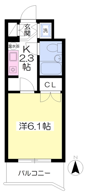 海老名市東柏ケ谷のマンションの間取り