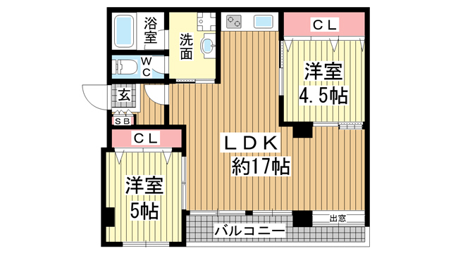 サンビルダー六甲山ノ手IIの間取り